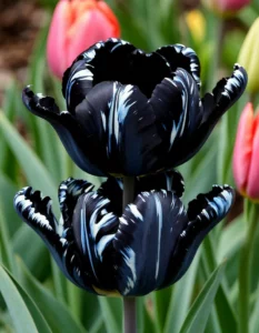 Тюльпан Шелк Нуар